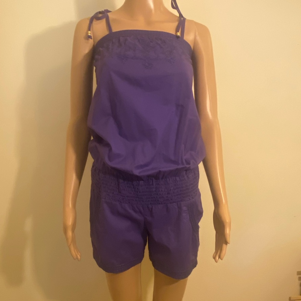 Ann Christine Romper Spaghetti Straps